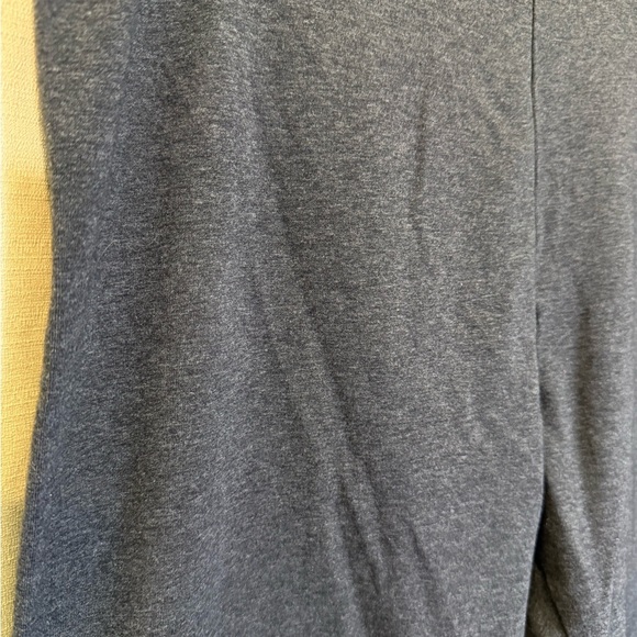 J. Jill Gray Pima Ankle Stretch Elastic Waist Pull On Leggings Sz L - Picture 2 of 7